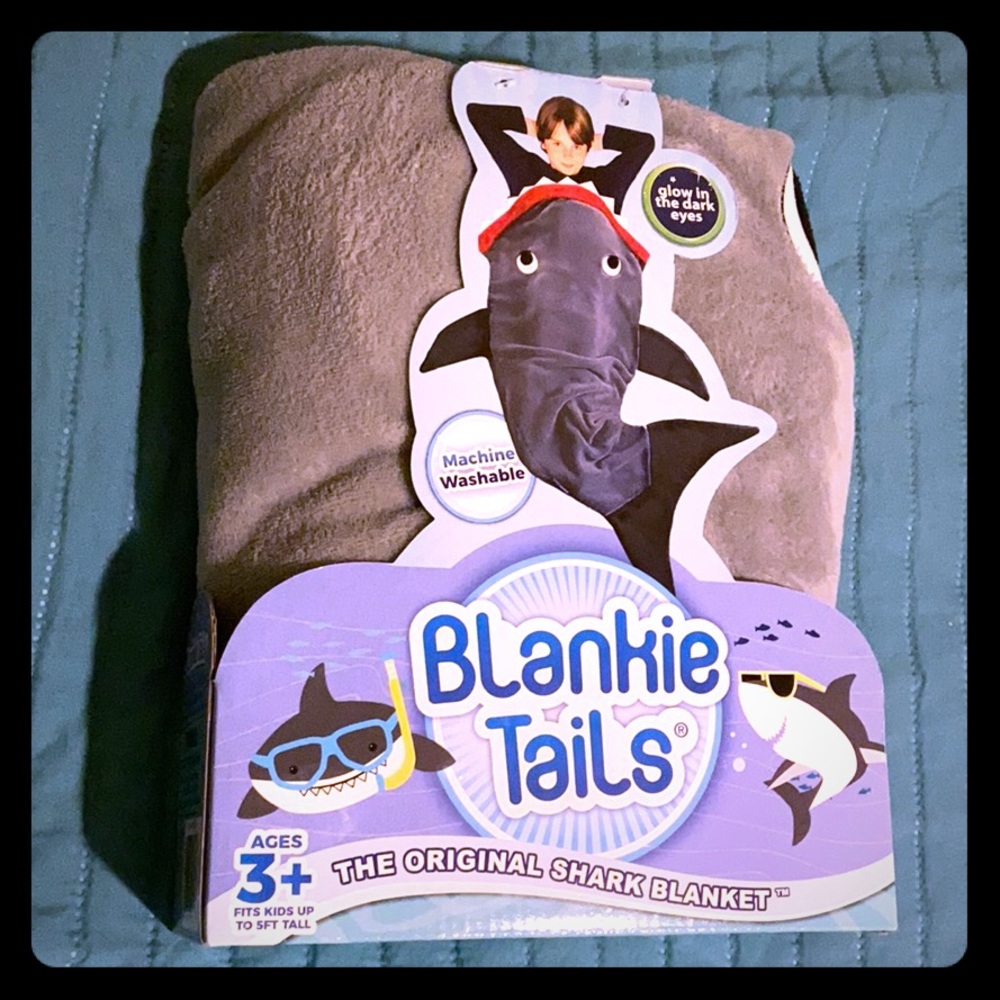*2/$30* Blankie Tails Shark Blanket